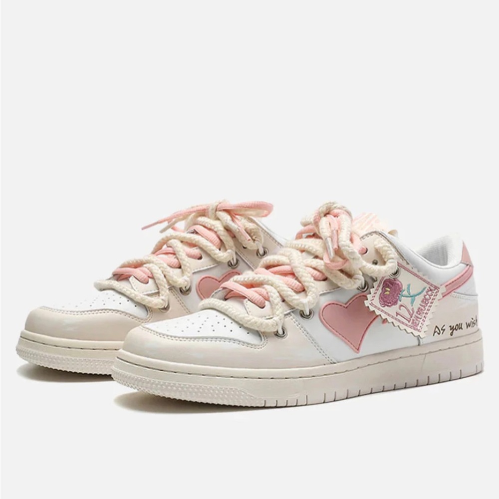 The Supermade Versatile Rose Stamp Print Board Casual Shoes - size 38